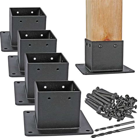 4x6 metal brackets for deck|4x4 deck post anchor base.